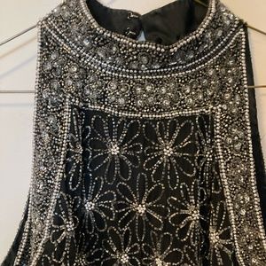 COPY - Laurence Kazar beaded top, size L.